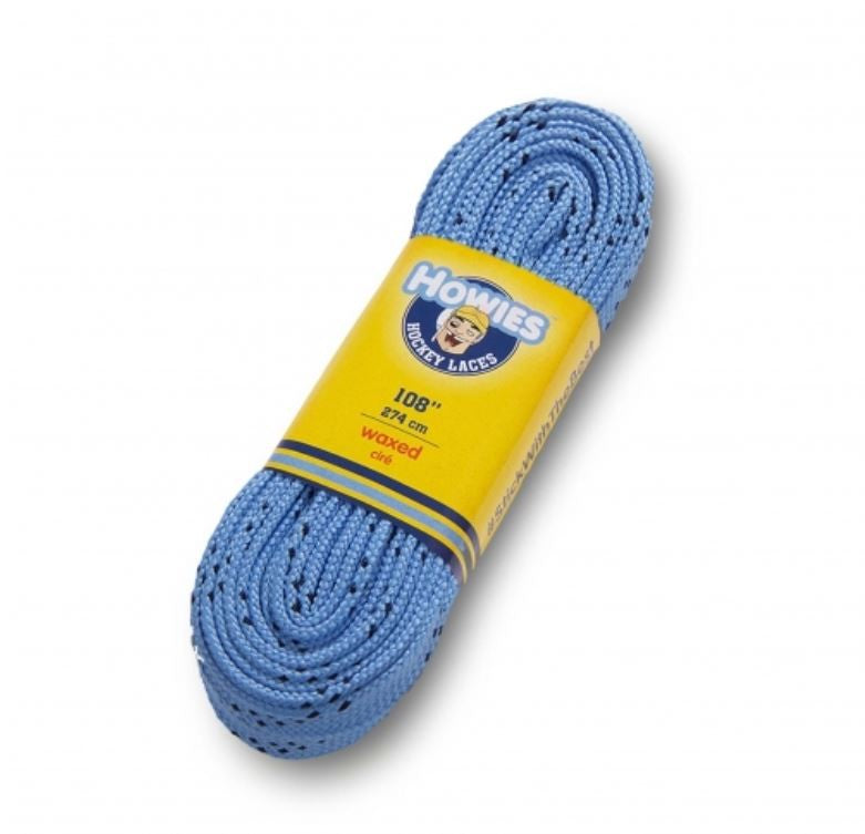 Howies colored Wax Molded Tip laces sky blue 